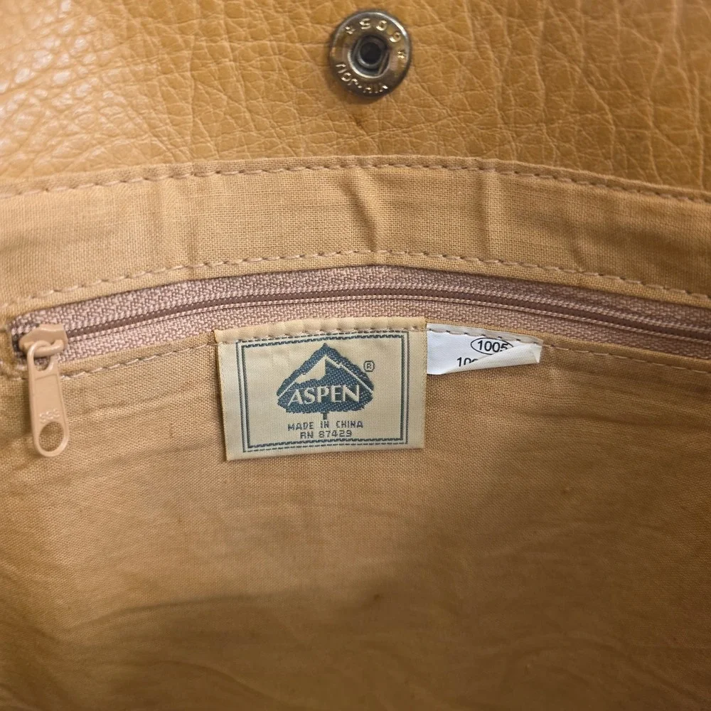 Aspen Khaki Tan‎ Large Shoulder Bag Handbag Purse